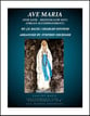 Ave Maria (Medium/Low Key with Organ Accompaniment) SATB choral sheet music cover